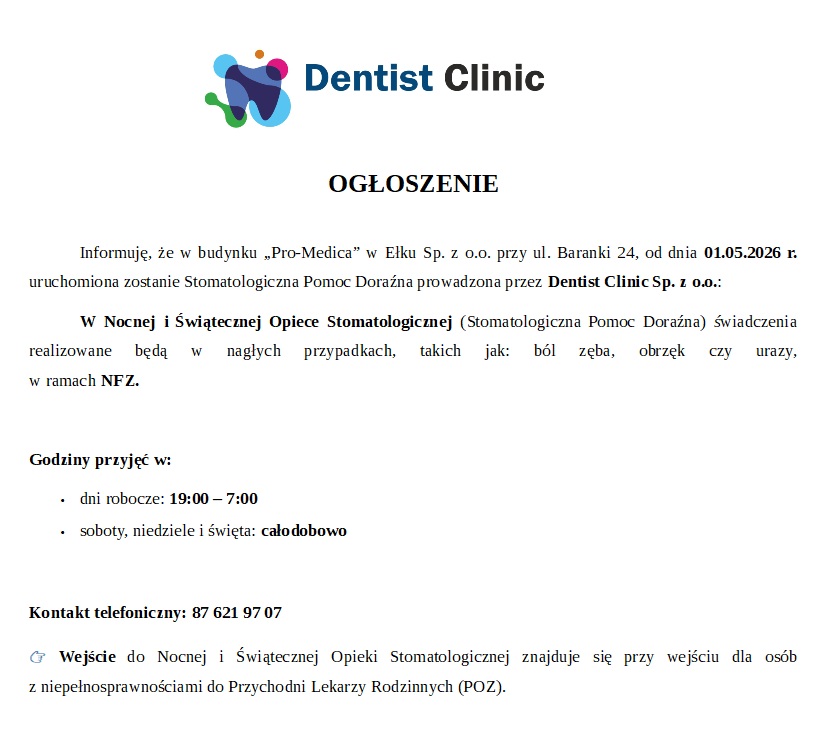 Ogłoszenie
